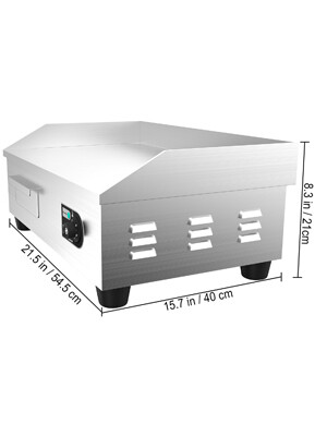 Commercial Electric Griddle Hotplate, Flat Grill for Chips, Bacon, and Eggs
