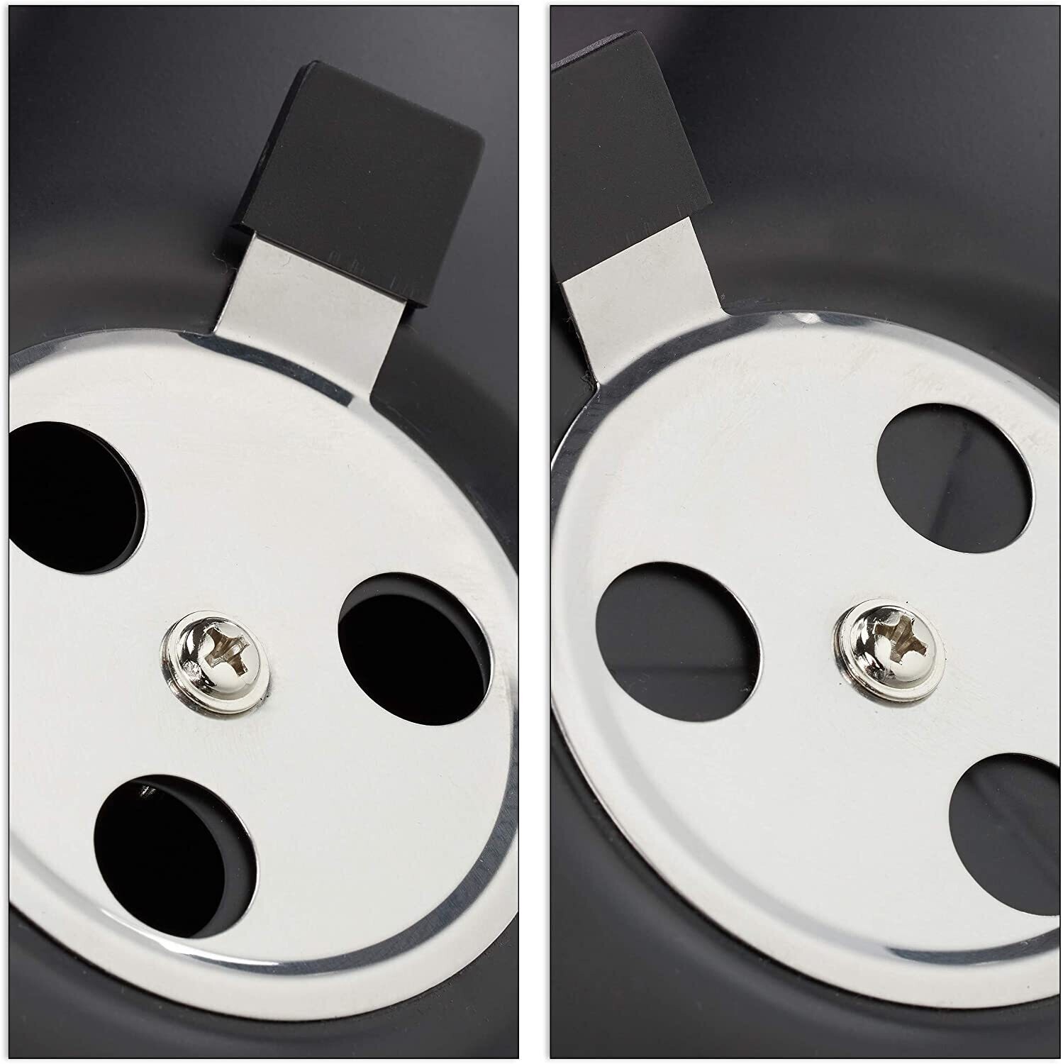 Portable Barbecue Kettle with Lid Picnic Grill with Large Grill Surface