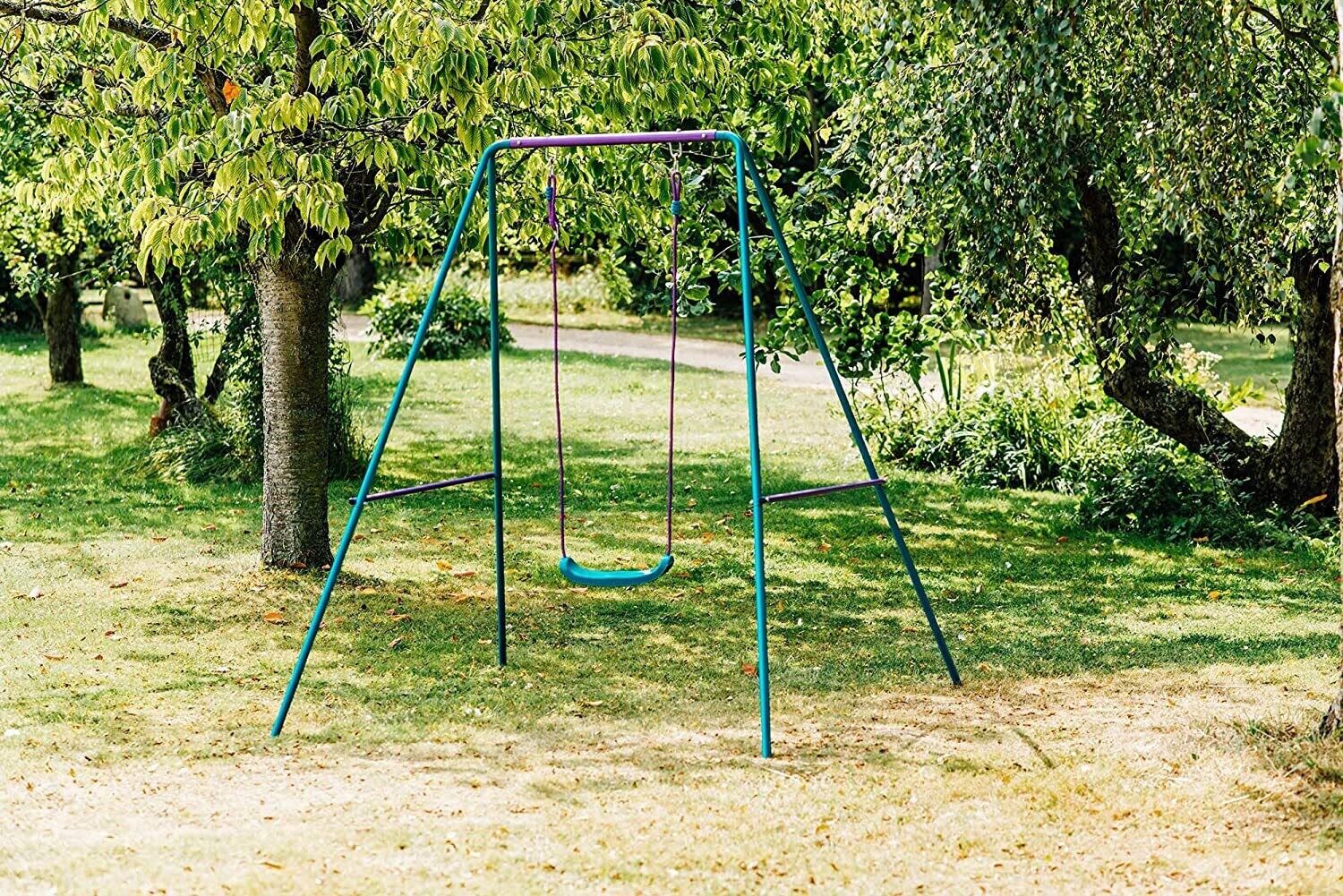 Plum 2 in 1 Metal Garden Swing Set