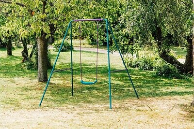 Plum 2 in 1 Metal Garden Swing Set