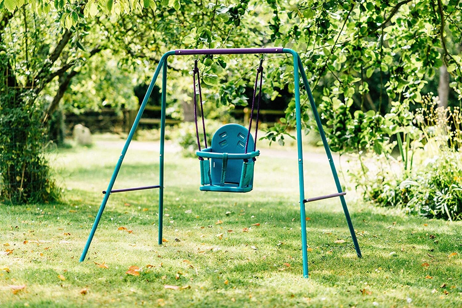 Plum 2 in 1 Metal Garden Swing Set