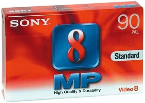 Sony P5-90 MP Video8 Camcorder Video 8mm Blank Tape 90 Mins