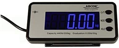 Large Digital 440lb Heavy Duty Stainless Steel Scale