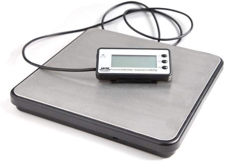 Large Digital 440lb Heavy Duty Stainless Steel Scale