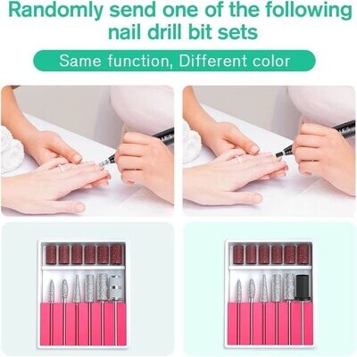 Professional Electric Nail Drill for Acrylic Gel Nails with Nail Drill Bits Set