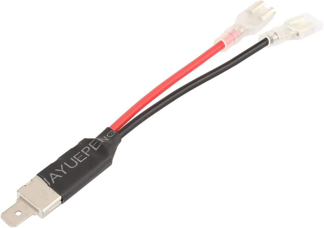 Male Plug LED Headlight Replacement Single Diode Converter