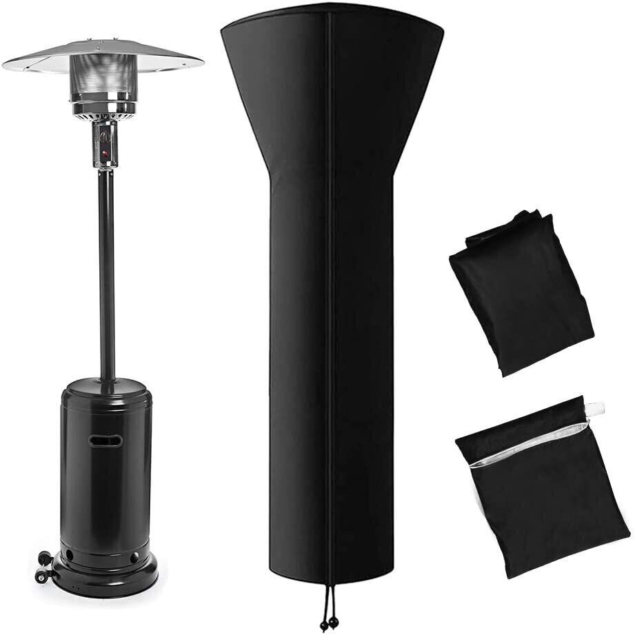 Waterproof Patio Heater Covers with Zipper and Storage Bag