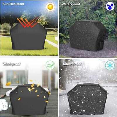 Large BBQ Covers Windproof Rip-Proof Outdoor Barbecue Cover