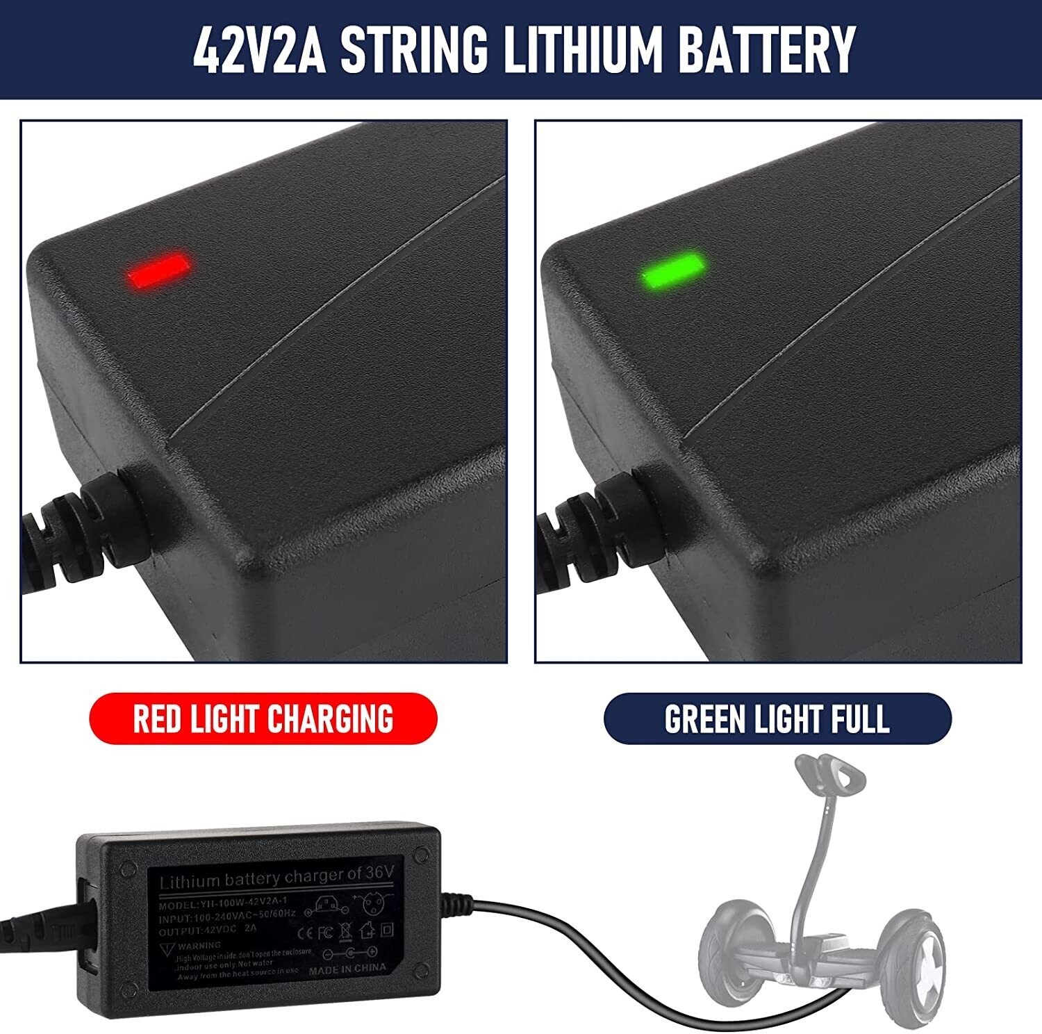Scooter Charger Power Adapter Hoverboard Charger