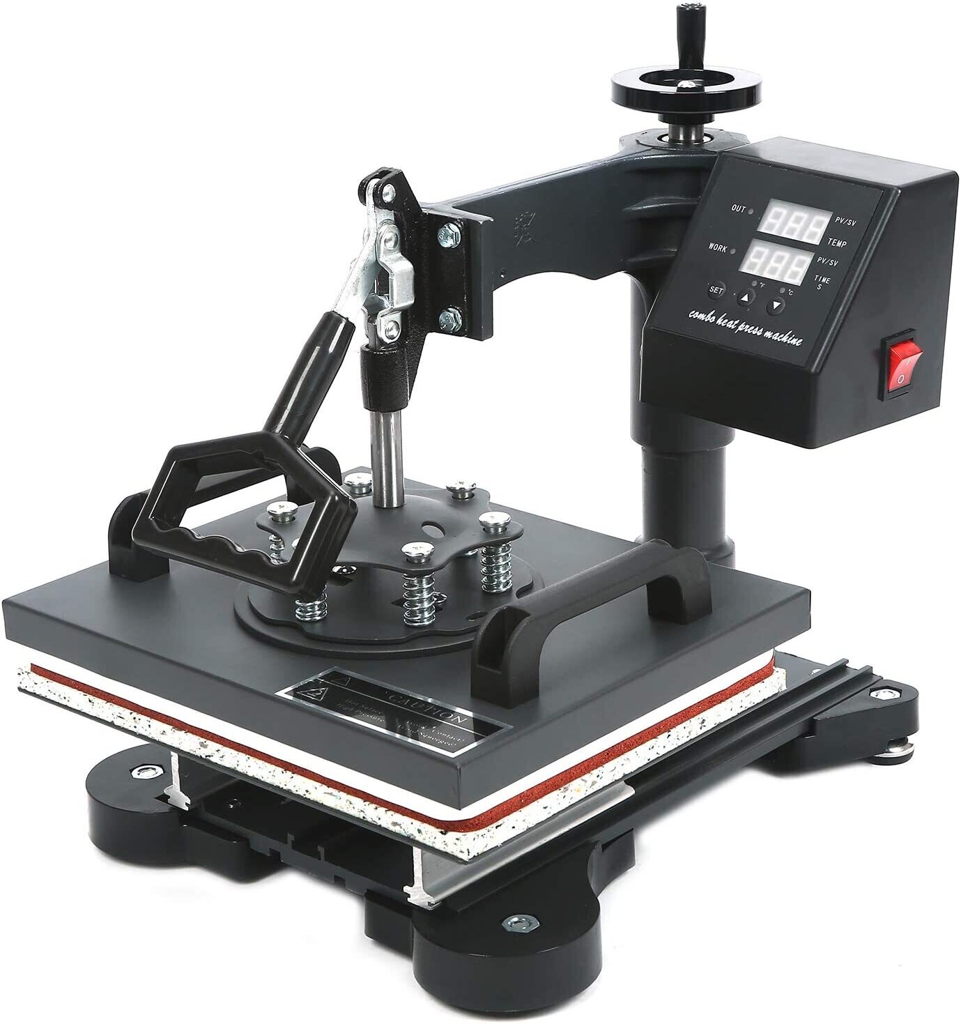 T-shirt Mug Hat Plate Cap Heat Press Transfer Machine 38 x 38 cm