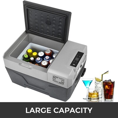 Portable 40L AC/DC Car Freezer Fridge for Camping Boating Quick Cooling