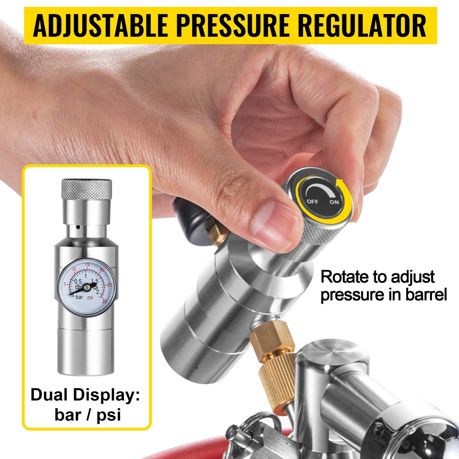 4L Pressurized Mini Keg Growler – Portable Draft Beer Dispenser, Ideal for Home Brewing and Outdoor Use