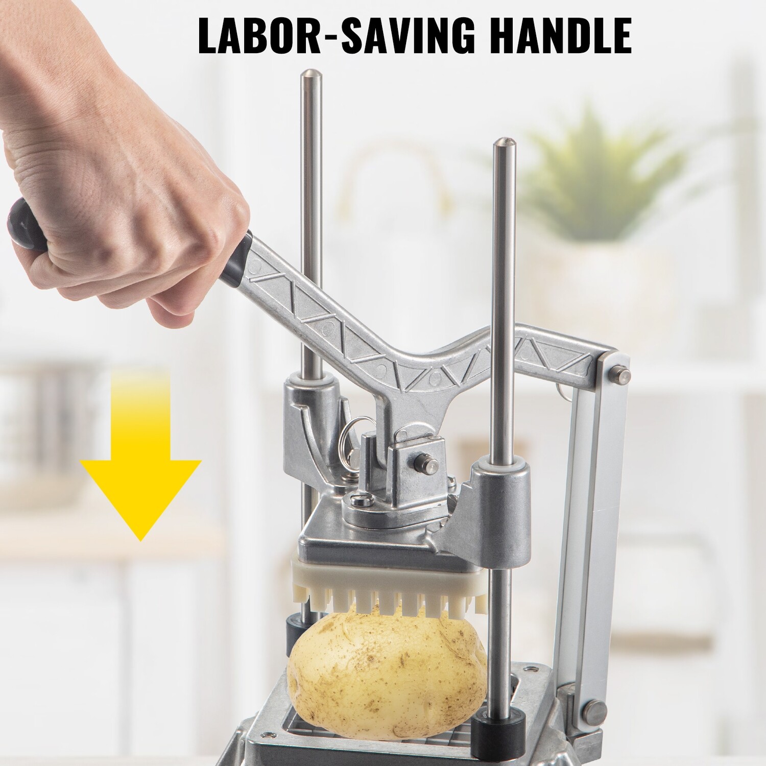 Industrial Vegetable and Fruit Chopper Stainless Steel for Commercial Kitchen Food Preparation