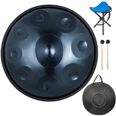 Handpan Drum Hand Pan Carbon Percussion Hand Pan High Grade 9 Notes For Yoga