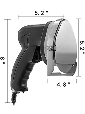 Electric 80W Kebab Doner Cutter Slicer, ideal for carving meat with ease. Includes a blade for precise and efficient slicing.