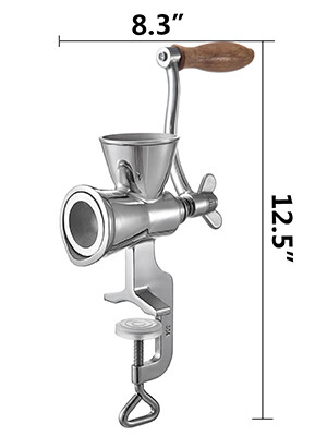 Grain Grinder Instructions Manual Coffee Grinder Grain Mill Stainless Steel for Home Use, High Efficiency and Durability