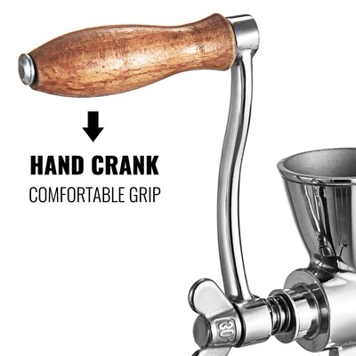 Grain Grinder Instructions Manual Coffee Grinder Grain Mill Stainless Steel for Home Use, High Efficiency and Durability