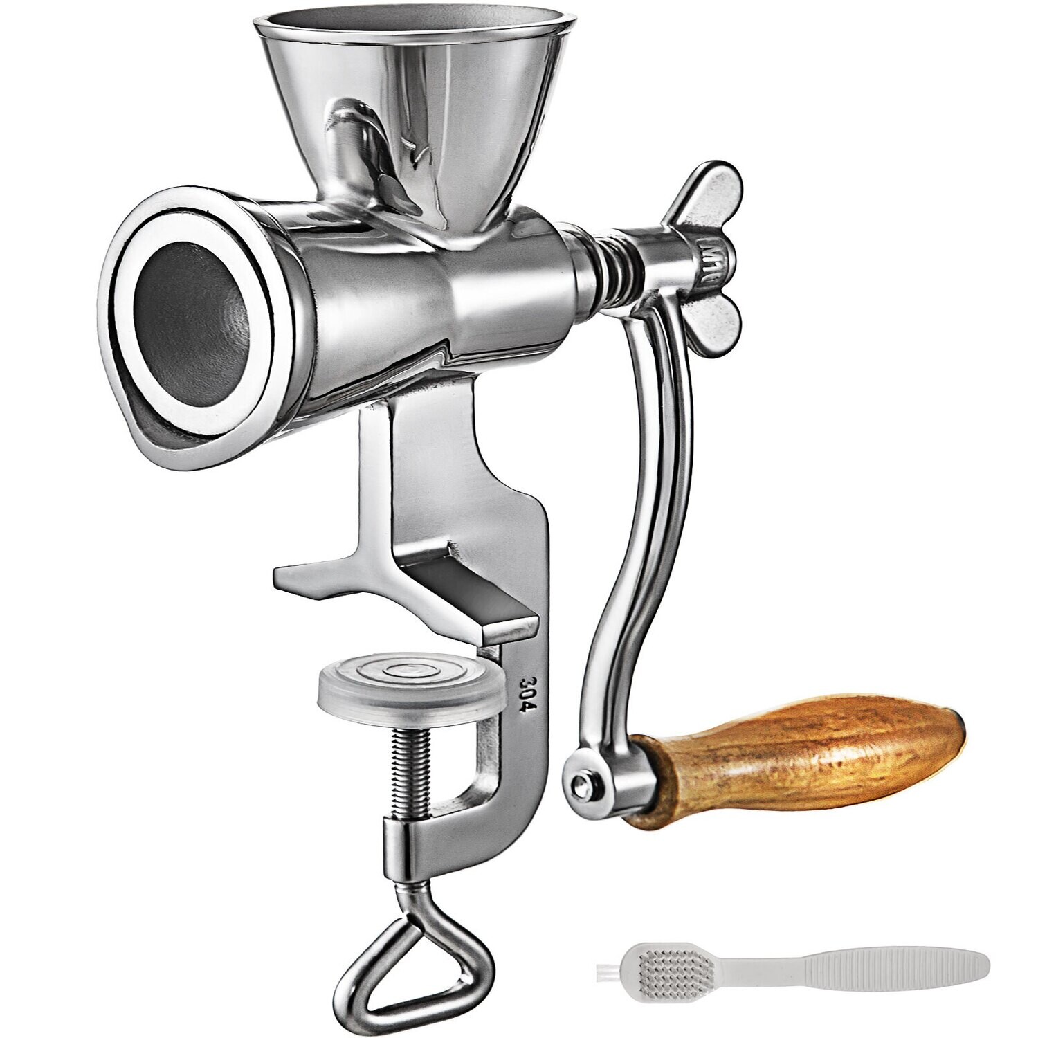 Grain Grinder Instructions Manual Coffee Grinder Grain Mill Stainless Steel for Home Use, High Efficiency and Durability