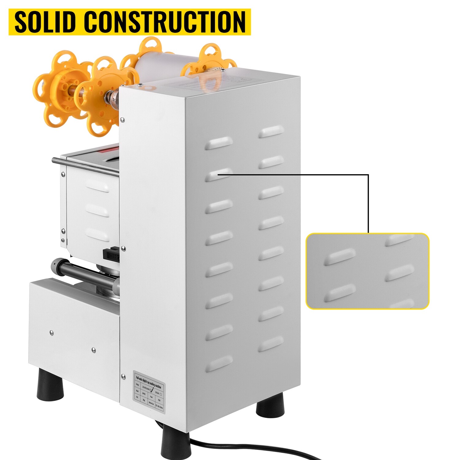 Automatic Cup Sealing Machine – Fits 1-20cm Cup Height, Ideal for Boba Tea and Beverage Sealing