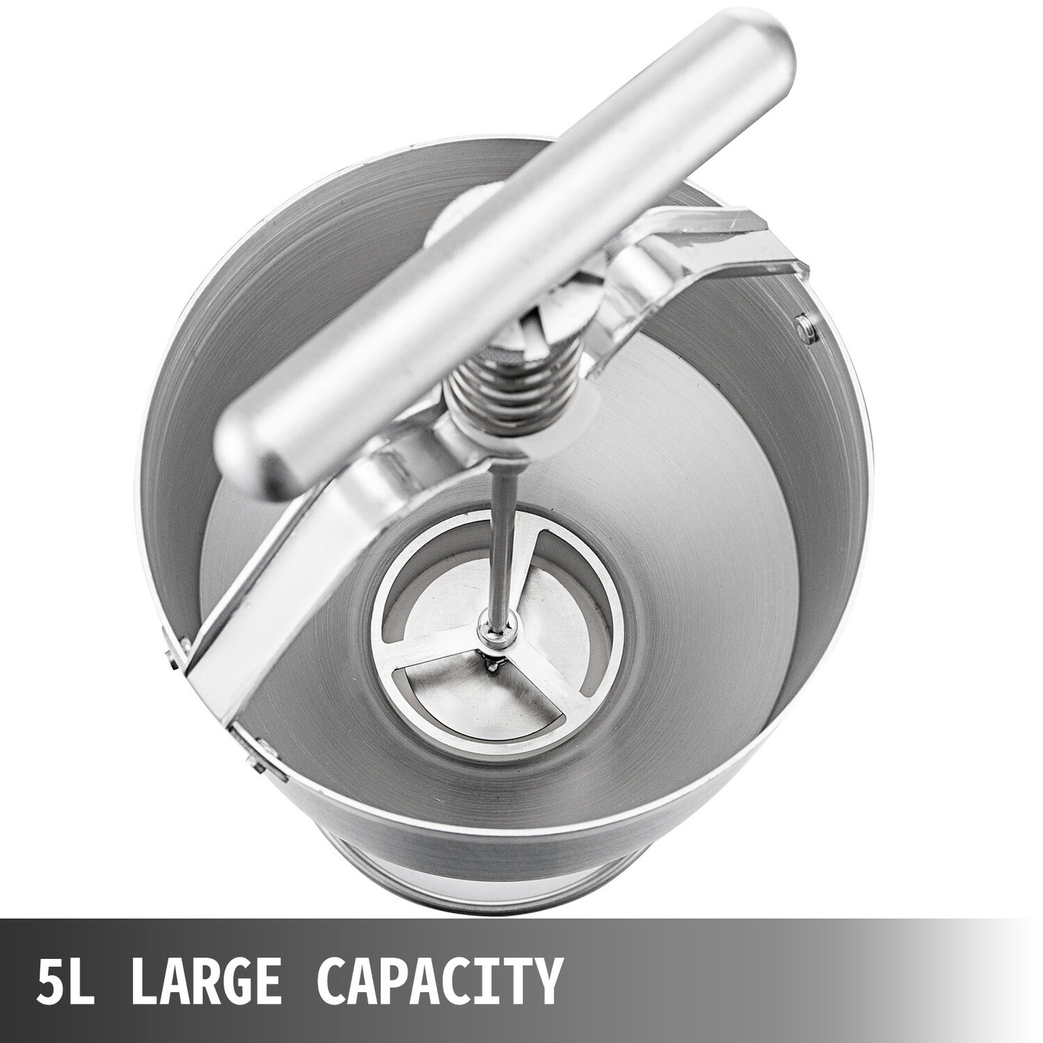 5L Manual Donut Dropper Hopper Dispenser with Holder – Ideal for Stand Use, Easy Portion Control for Perfect Donuts