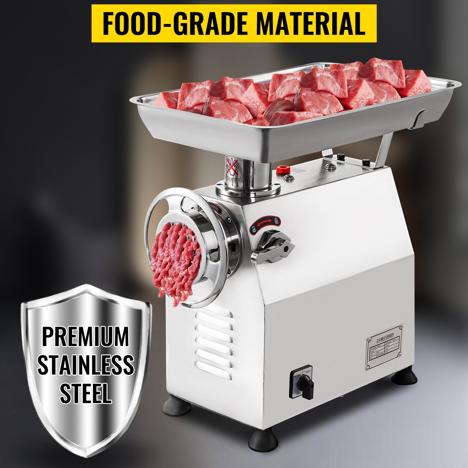 Electric Meat Grinder Sausage Maker 1100W – Heavy-Duty Meat Grinder, 770 lbs/h Capacity for Home and Commercial Use