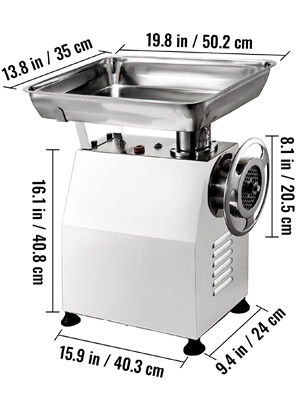 Electric Meat Grinder Sausage Maker 1100W – Heavy-Duty Meat Grinder, 770 lbs/h Capacity for Home and Commercial Use