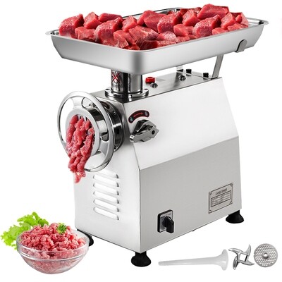 Electric Meat Grinder Sausage Maker 1100W – Heavy-Duty Meat Grinder, 770 lbs/h Capacity for Home and Commercial Use