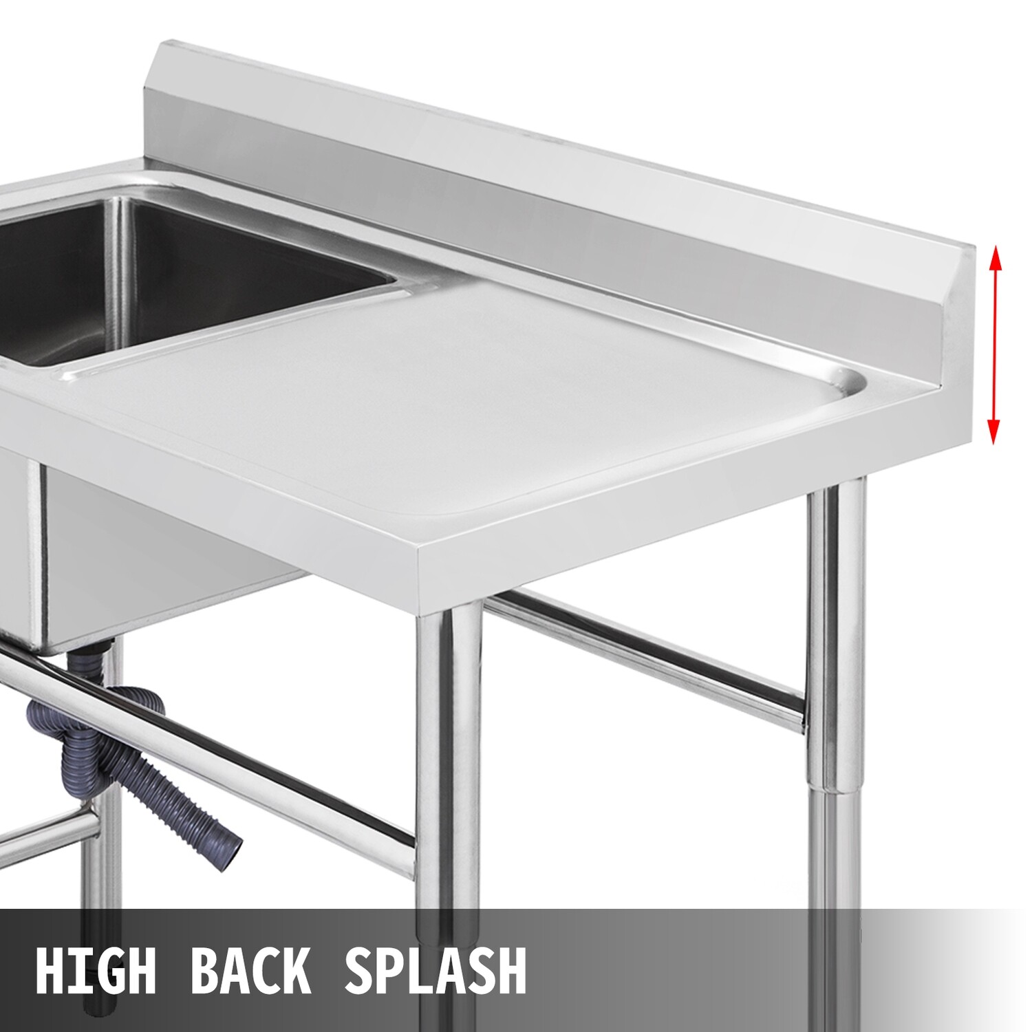 Handmade Non-Magnetic Stainless Steel Kitchen Sink for Modern Kitchens, Durable and Easy to Clean