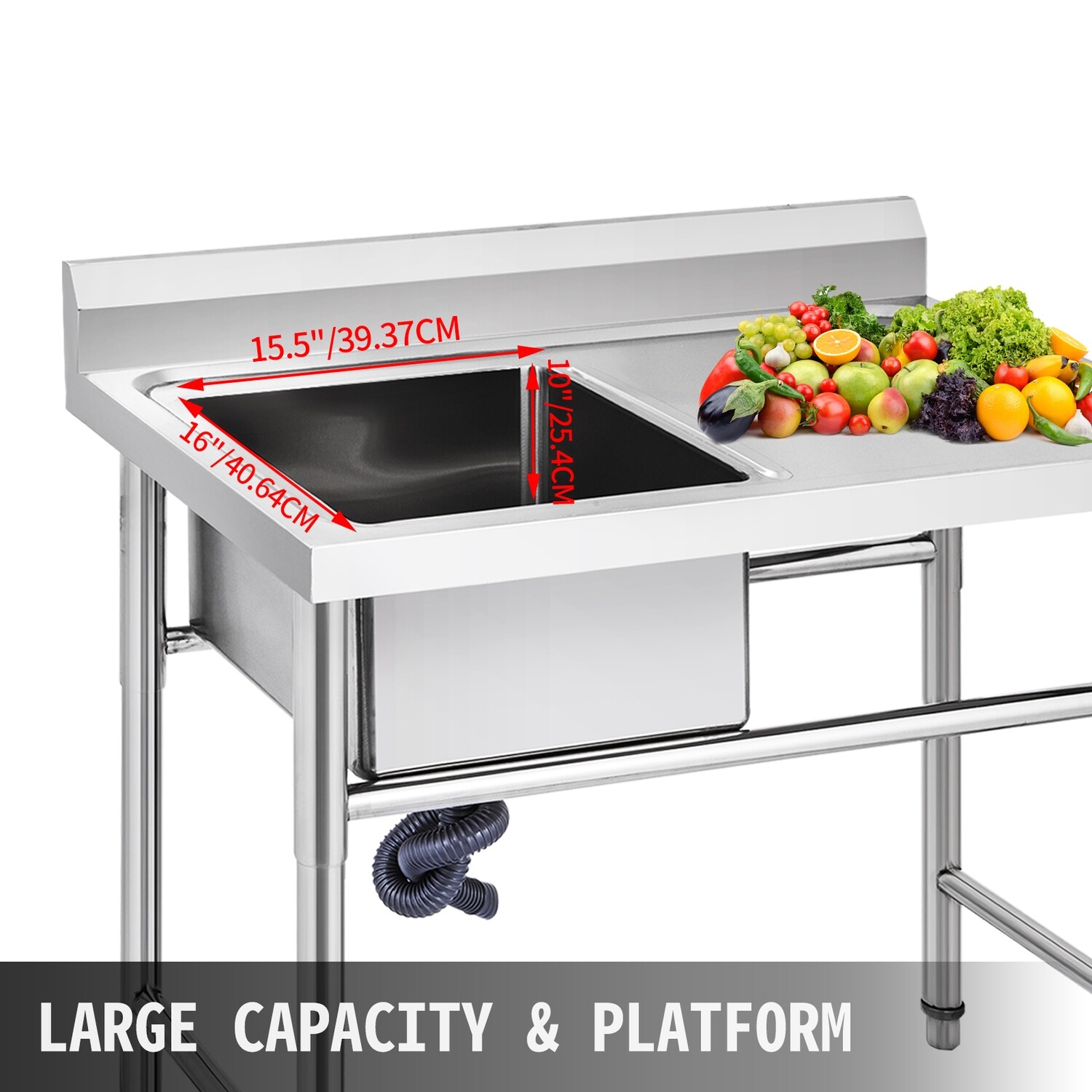 Handmade Non-Magnetic Stainless Steel Kitchen Sink for Modern Kitchens, Durable and Easy to Clean