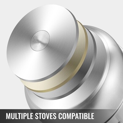Food Steamer 30cm Stainless Steel with 12 Heating Compartments for Steamed Dishes and Soup Cooking