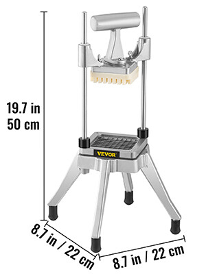 Commercial Onion &amp; Tomato Slicer with 4 Interchangeable Blades, Ideal for Slicing Vegetables and Fruits