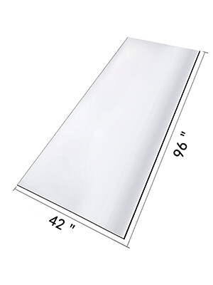 Crystal Furniture Cover PVC Tablecloth, Table Cover 107 x 213 cm for Protection and Easy Cleaning