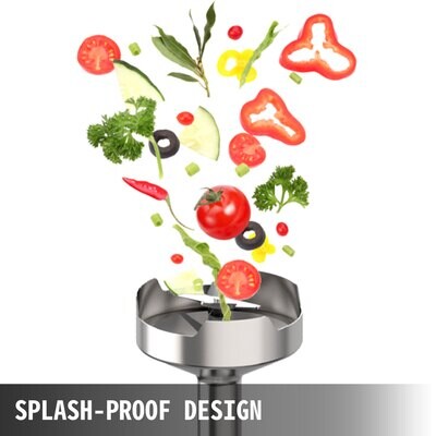 Commercial 350W Hand Blender, Constant Speed Immersion Blender for Professional Kitchens.