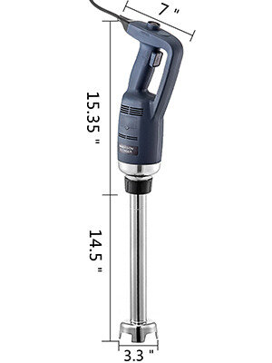 Commercial 350W Hand Blender, Constant Speed Immersion Blender for Professional Kitchens.