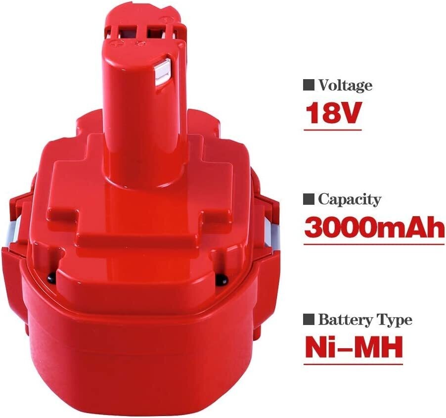 Makita 18V 3.0Ah Ni-MH Battery Replacement