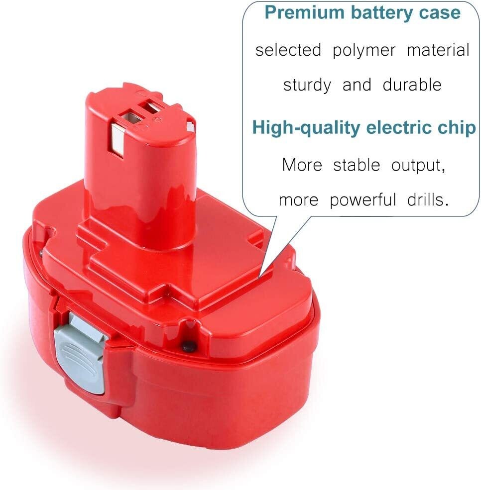 Replacement 18V 3000mAh Ni-MH Battery for Makita PA18 1822 1823 1834 1835 192826-5 192827-3 192829-9 193159-1 193140-2 193102-0 194105-7