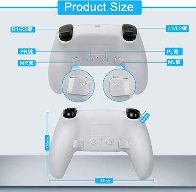 Remote game controller, Wireless controller for PS4 and PS3.