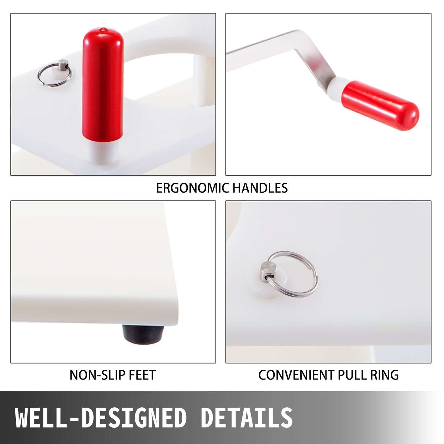 5.1-Inch Commercial Burger Press - Durable Hamburger Patty Maker for Perfectly Shaped Burgers