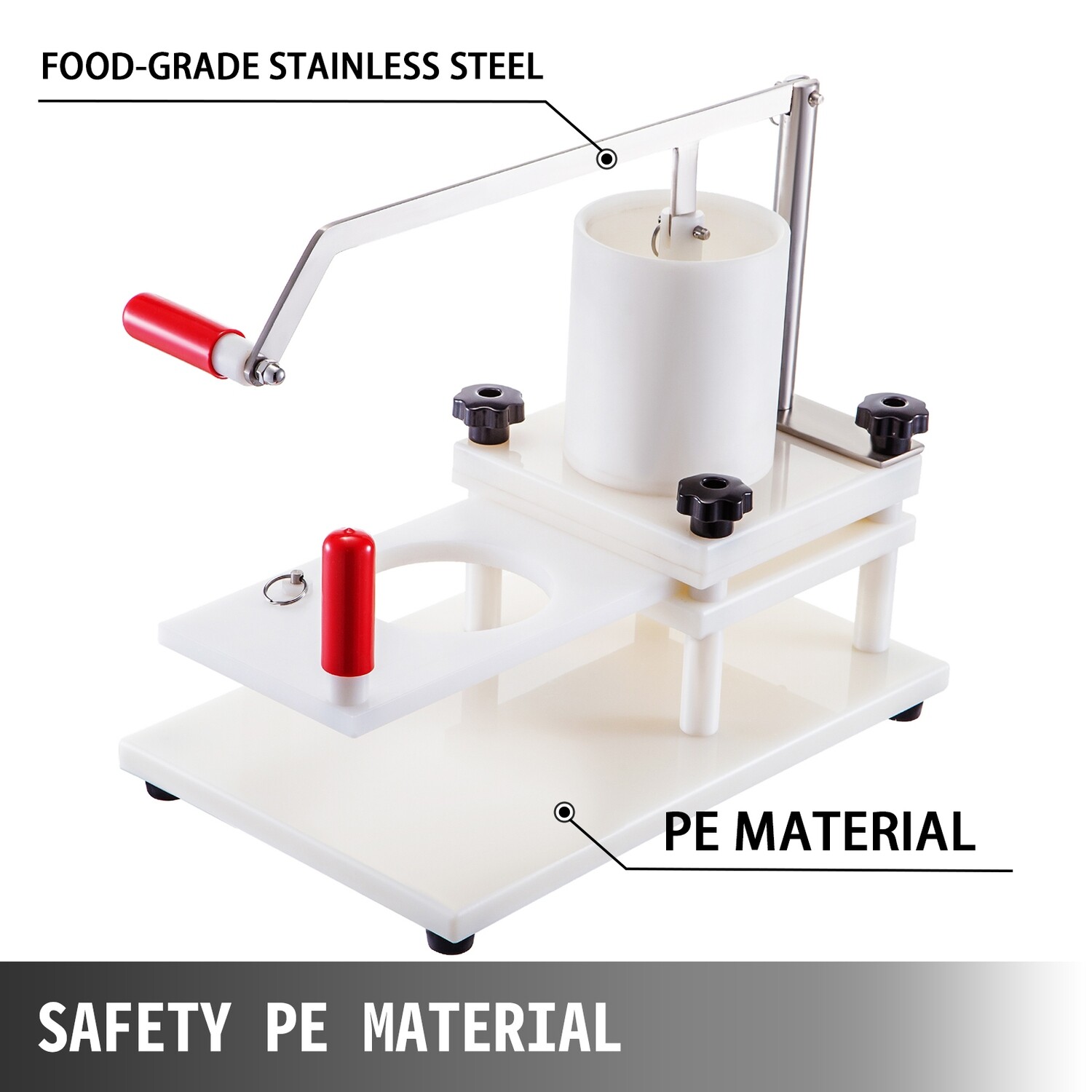 5.1-Inch Commercial Burger Press - Durable Hamburger Patty Maker for Perfectly Shaped Burgers