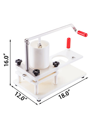 5.1-Inch Commercial Burger Press - Durable Hamburger Patty Maker for Perfectly Shaped Burgers