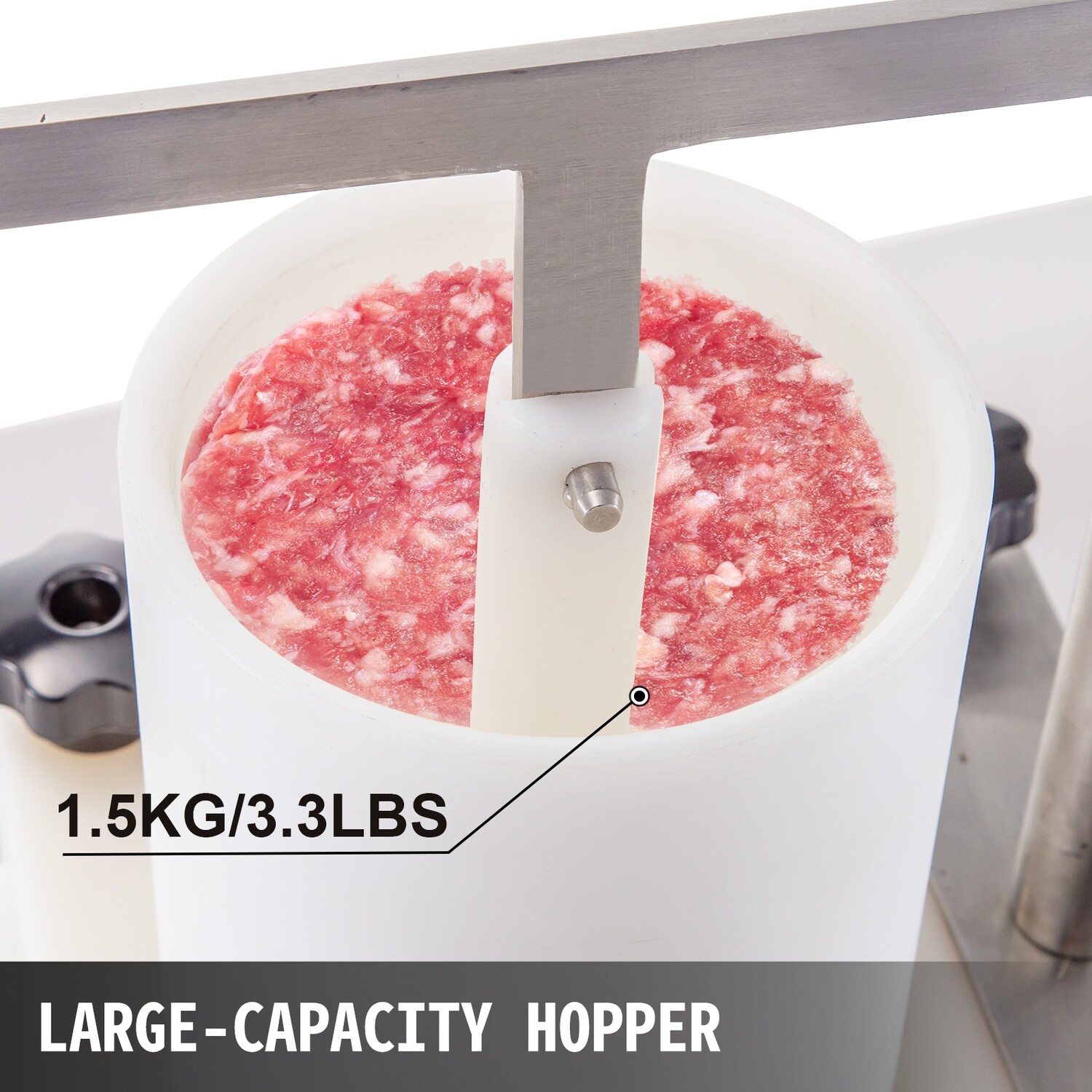5.1-Inch Commercial Burger Press - Durable Hamburger Patty Maker for Perfectly Shaped Burgers