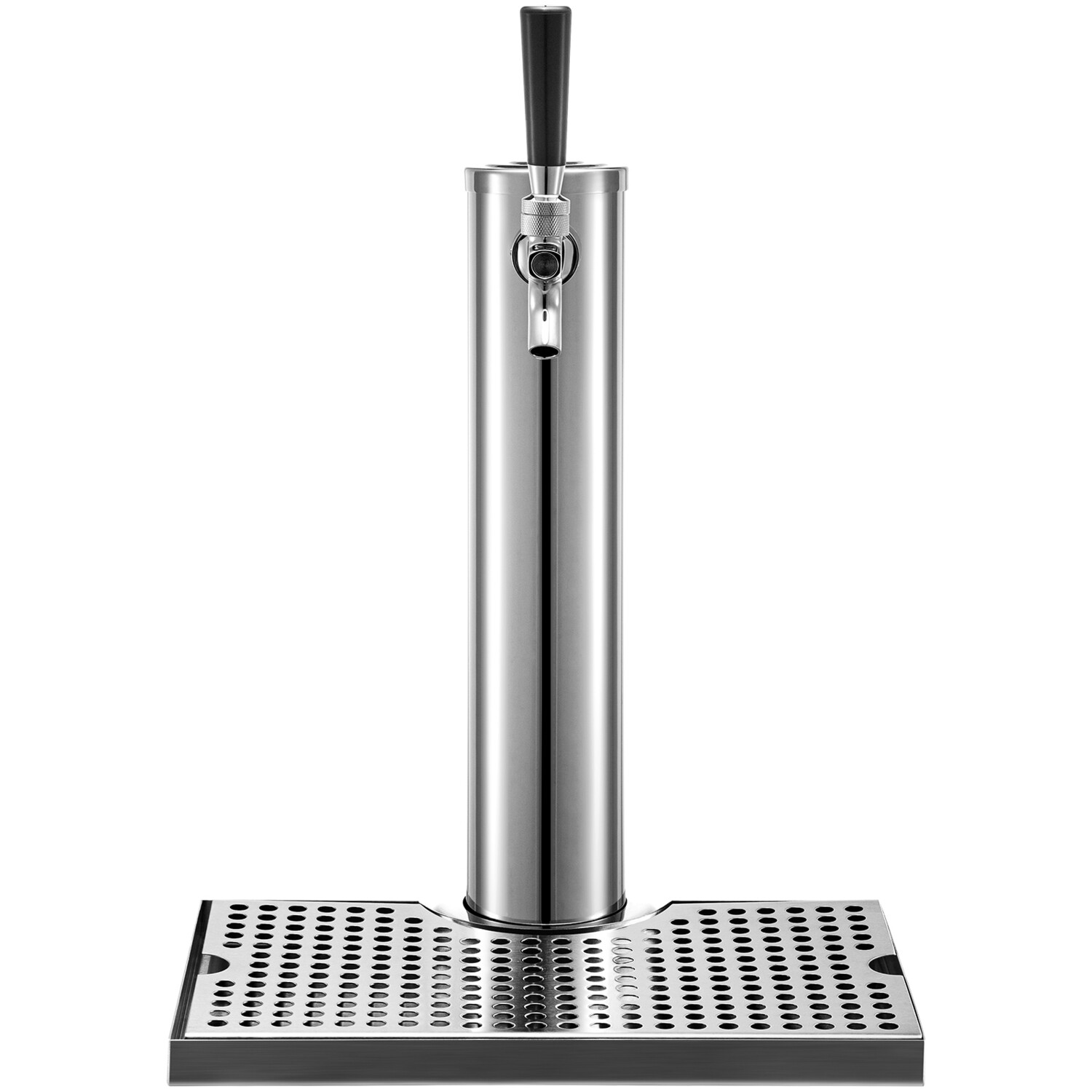 Stainless steel drip tray and beer tower kegerator tower one faucet