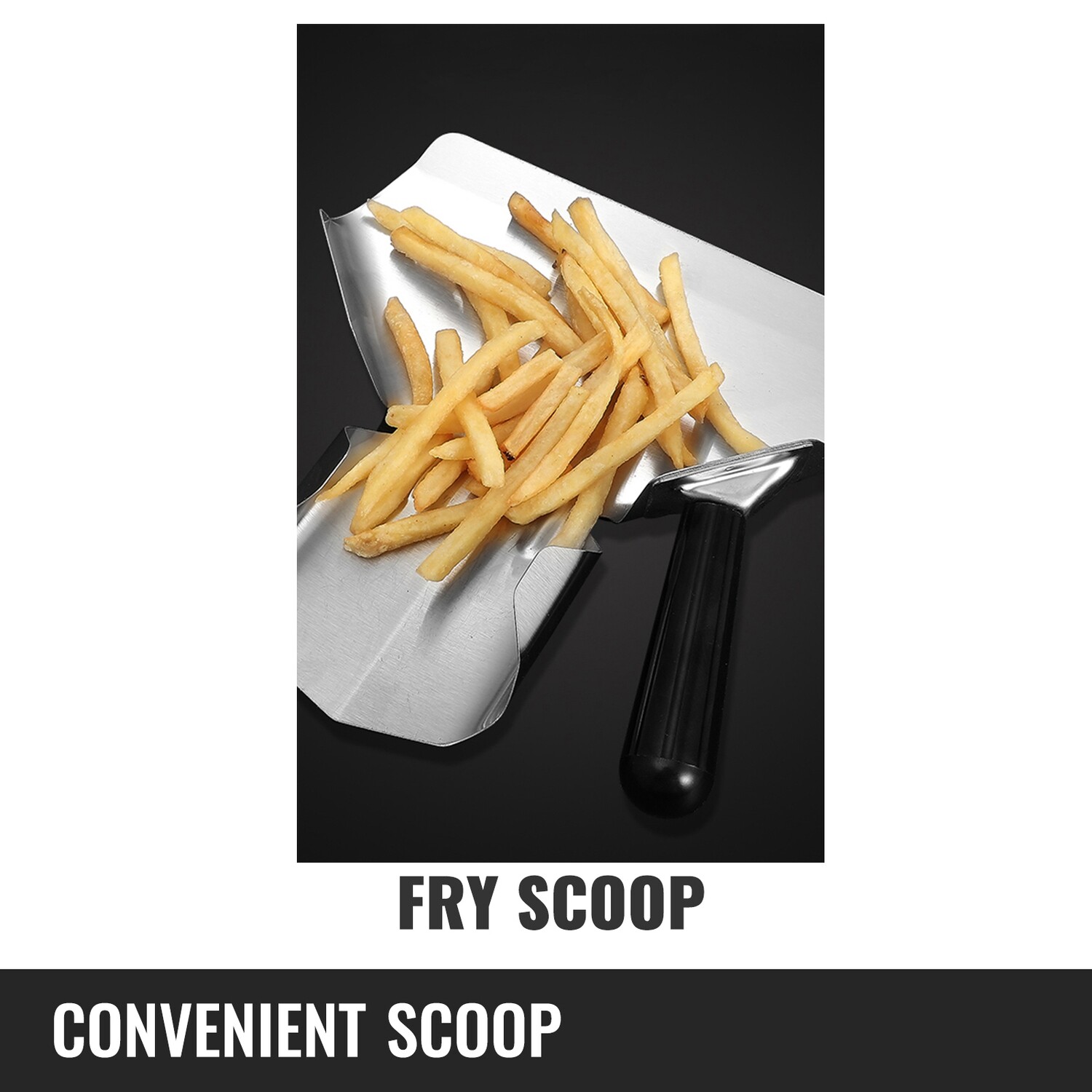 French Fry Heat Lamp with Detachable Pan Fry Warmer, SUS Food Lamp Warmer for Commercial Use