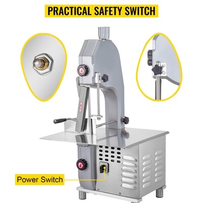 Tabletop Band Saw Meat Cutter, Commercial bone cutting machine