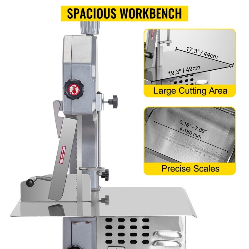 Tabletop Band Saw Meat Cutter, Commercial bone cutting machine