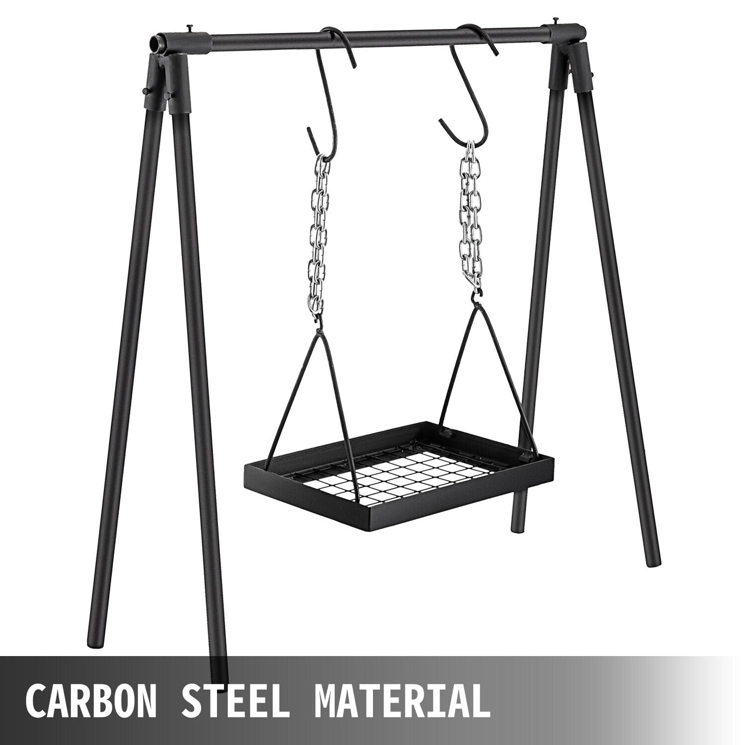 Outdoor Cooking Cabon Steel Campfire Cooking Equipment, Campfire Cooking Stand