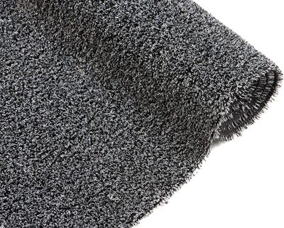 Indoor Outdoor Artificial Fake Grass Mat Greyish Synthetic Turf, Durable Garden Terrace Rug 300 x 430 cm (9ft 10in x 14ft 1in)