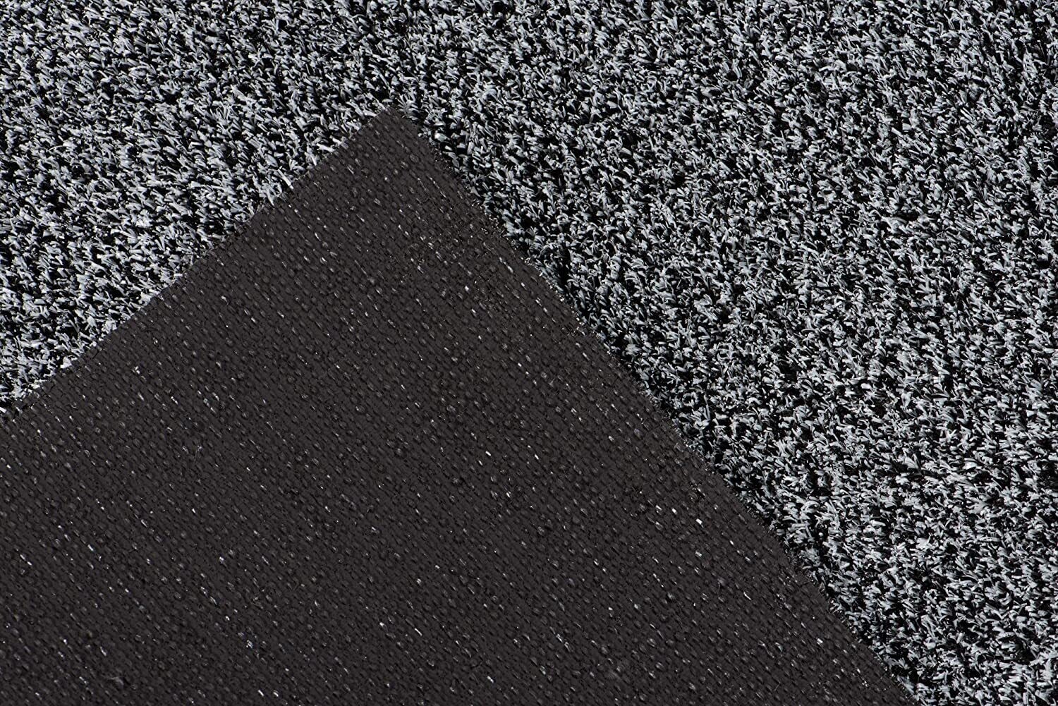Indoor Outdoor Artificial Fake Grass Mat Greyish Synthetic Turf, Durable Garden Terrace Rug 300 x 430 cm (9ft 10in x 14ft 1in)