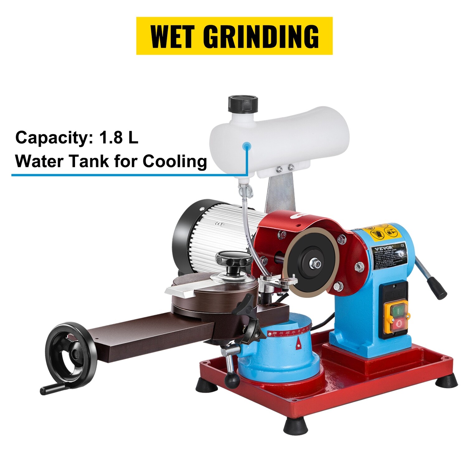 Electric 230V Circular Saw Blade Sharpener for efficient blade sharpening with adjustable angles and a durable motor. Ideal for home or professional use.
