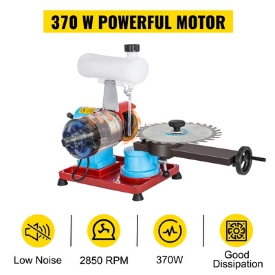 Electric 230V Circular Saw Blade Sharpener for efficient blade sharpening with adjustable angles and a durable motor. Ideal for home or professional use.